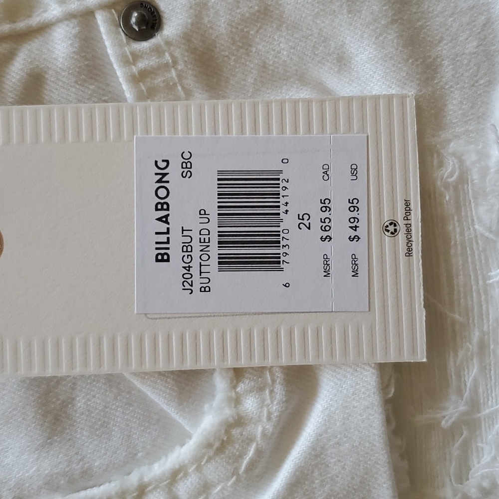 Billabong Buttoned Up Denim Shorts - Picture 4 of 5